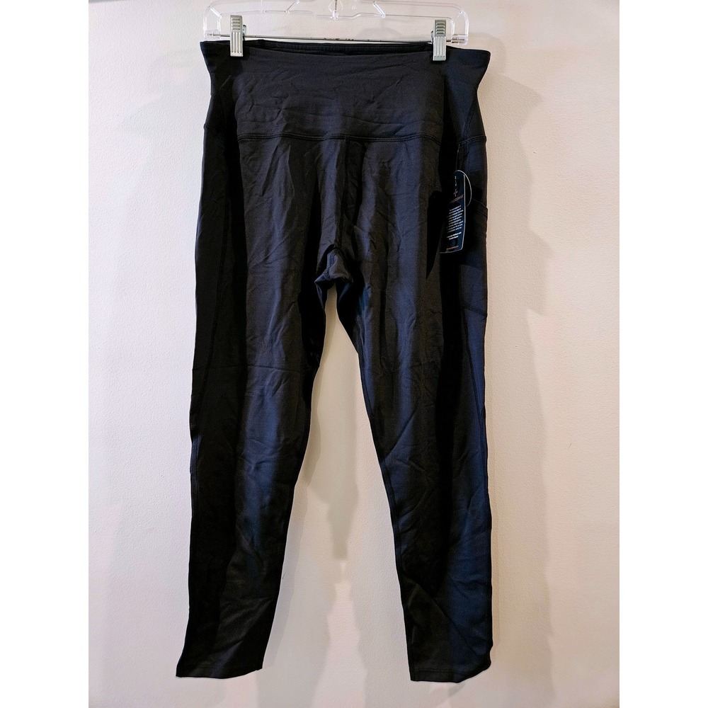 Tommie Copper Ultra-Fit Lower Back Support Leggings Black XL 1527WR-0101-06